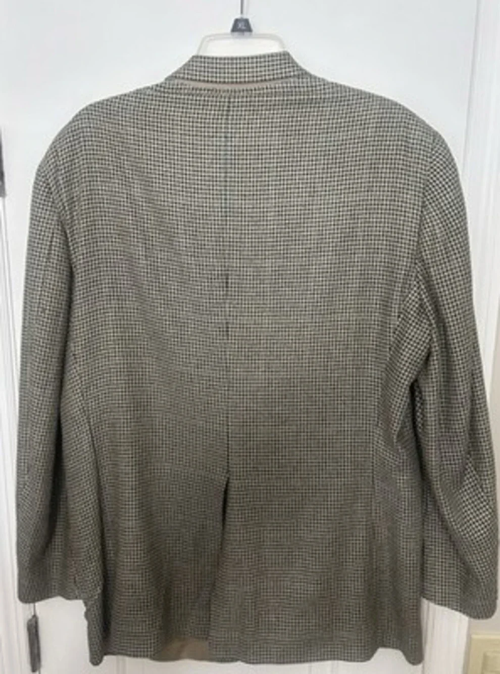 Vintage Polo University Club Ralph Lauren Houndstooth Wool Blazer Men 46R USA